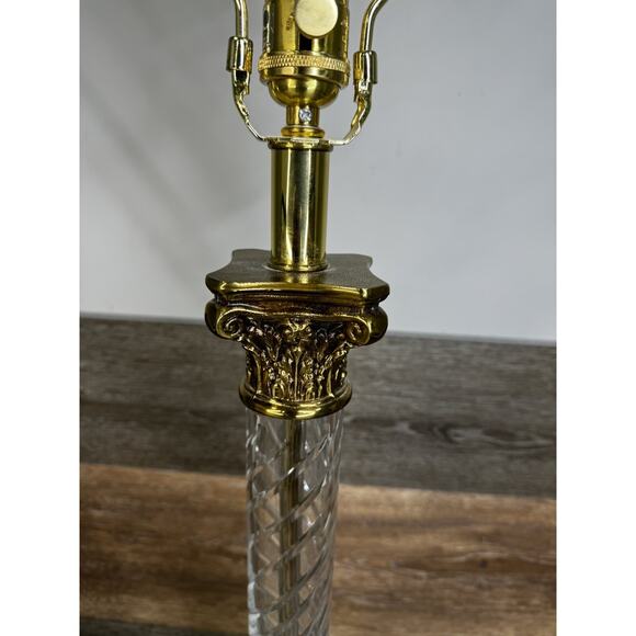 Ethan Allen Beauford Table Lamp Corinthian Column Table Lamp 34.5” Tall - Picture 16 of 16